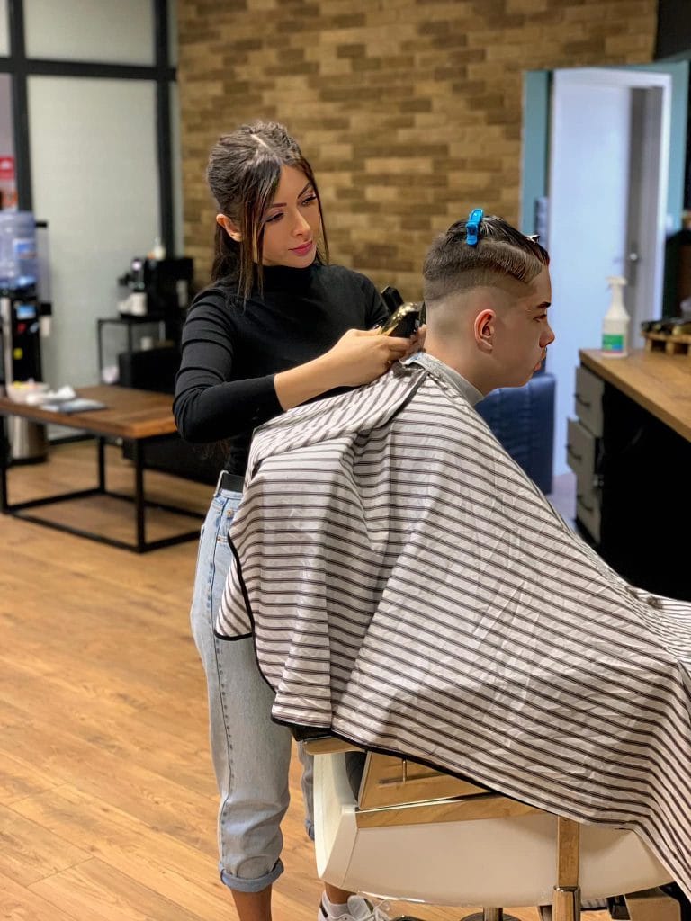 barber przy pracy